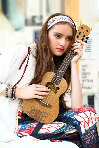 Укулеле с партитурой, гитара для начинающих, музыкальные инструменты, 23 дюймов