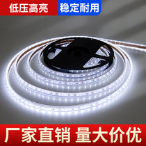 led light strip 12V low voltage super bright patch counter stall counter car decoration self-adhesive outdoor waterproof soft light bar