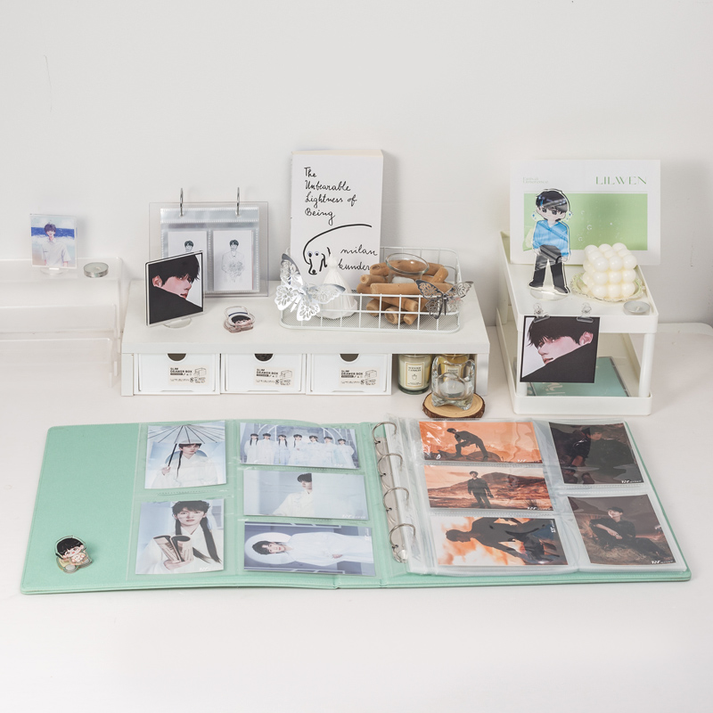 Postcard containing book cortical phase Bench 6-inch inserts-style protection of the family Remembrance album Large capacity