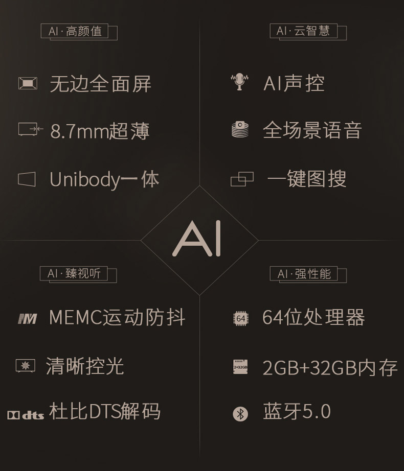 海信 65英寸 4K超清 全面屏AI声控液晶电视 图6