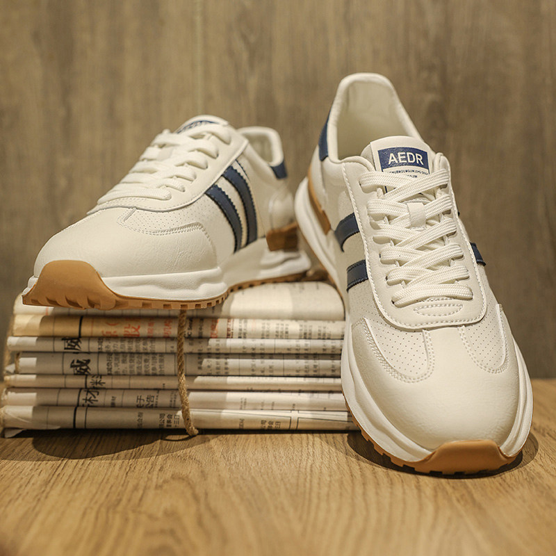 Men's Shoes for Autumn and Winter 2026, New Trendy Brand Versatile Sports Casual White Shoes, Internet Celebrity Hot Style, Forrest Gump Trendy Shoes