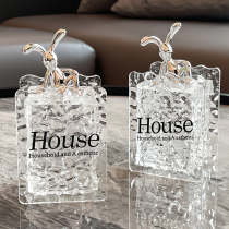 High-end toothpick box Internet celebrity household personalized creative toothpick barrel light luxury high-end cotton swab floss storage box