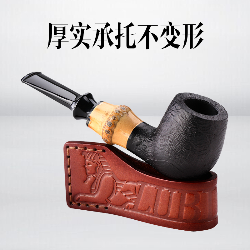 BIGBEN烟斗配件专用工具不锈钢烟斗压棒通针刮刀通用真皮烟斗架