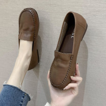 The Wanthing is dedicated to the best of Dailly Gtra Beans Flat Bottom Single Shoes Woman 100 lap comfort low heel Lefos shoes