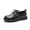 Summer British-Style Leather Shoes for Men, Breathable Business Formal Casual Round-Toe Men's Shoes, Youth Groomsmen Black Suit Small Leather Shoes