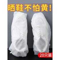 sunscreen yellow sun white shoes anti-yellow shoe cover small white shoes airing shoes bag covered shoes paper god instrumental shoes cover travel containing shoes bag