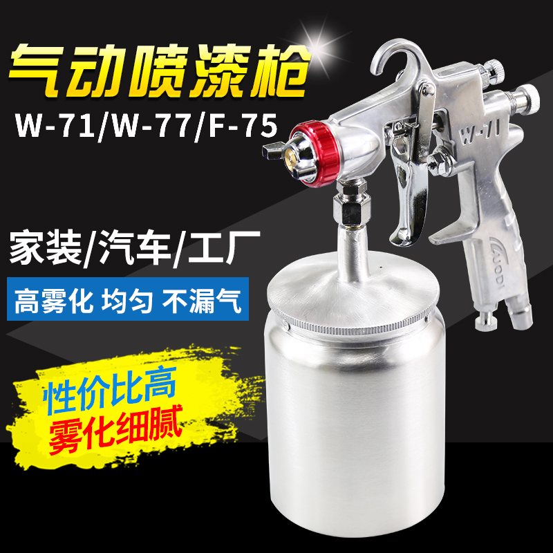 Rodi F75 spray paint gun W-71 spray gun W-77 spray gun pneumatic emulsion paint paint car spray paint paint gun