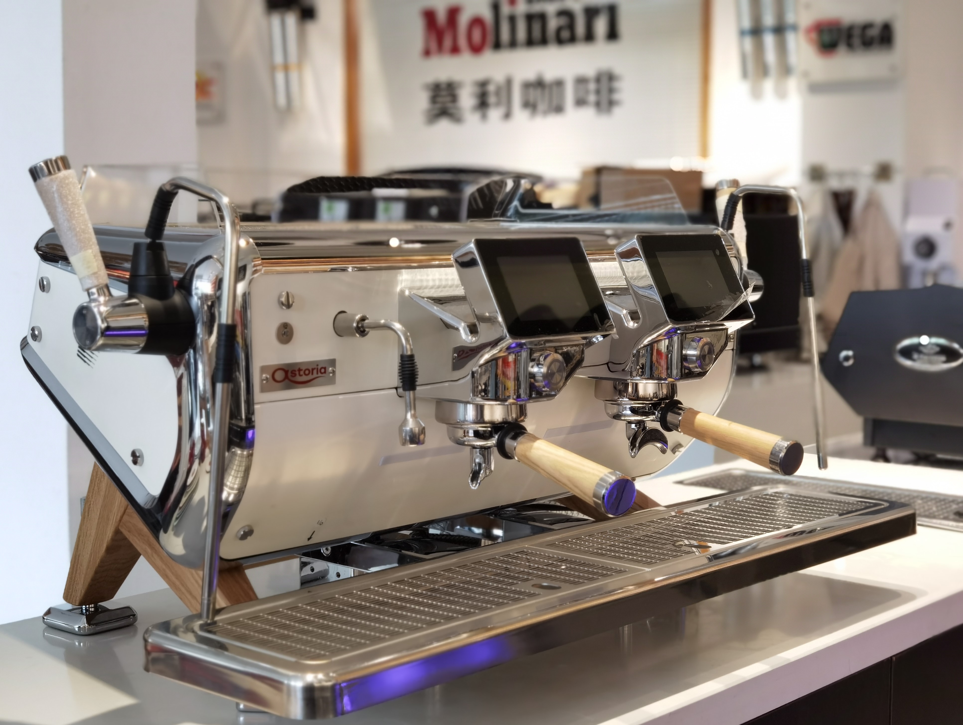 Ostoria Astoria Stor Storm Double - Head Electrocontrolled Italian Semi - Automatic Coffee Machine