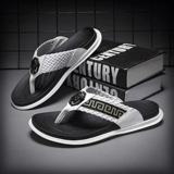 Мужские сланцы, тапочки, летние трендовые сандалии, нескользящие слайдеры, коллекция 2022, популярно в интернете, в корейском стиле