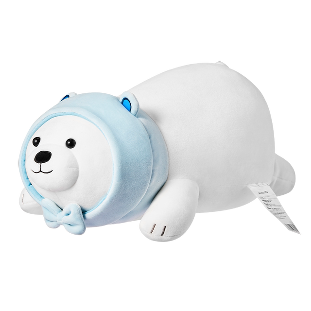 miniso premium white bear doll doll bear doll ສາວຫມີຫມອນ plush toy ຂອງຂວັນວັນເກີດ