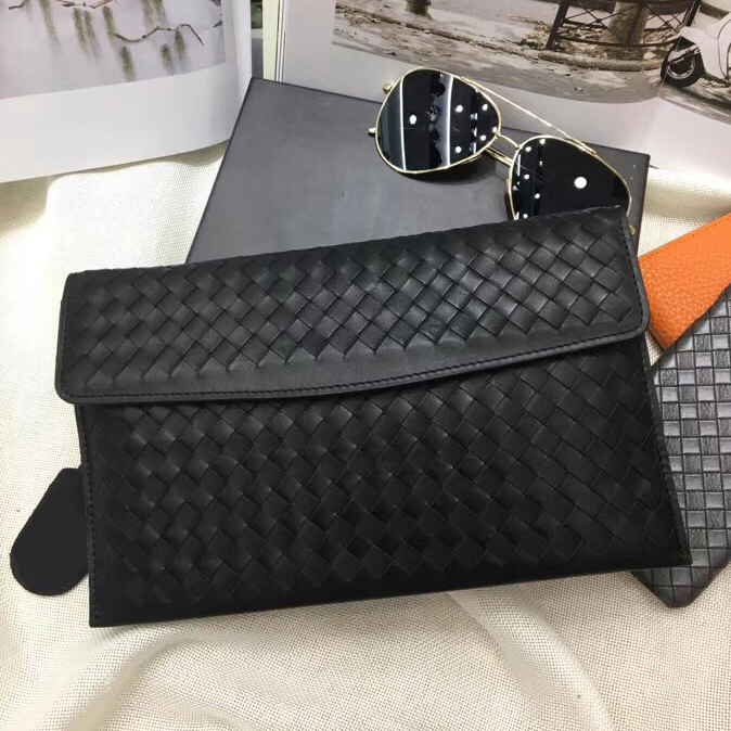 Cow Leather Woven Men's Bag Handbags 2022 New Fashion Men Clamshell Hand Grab Bag and American Light Extravagant Boss Business Bag