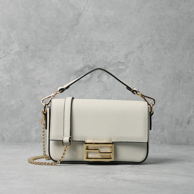 European and American great cards with real leather women's bag 2022 new fashion retro genuine leather single shoulder inclined satchel chain bag