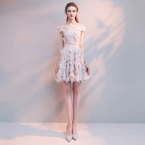 Платье подружки невесты, элитное короткое вечернее платье, коллекция 2022