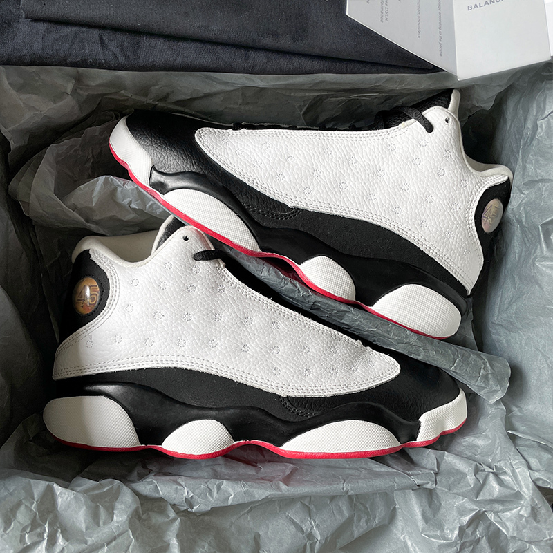 Aj13 Panda Men's Shoes Winter Putian Pure Source Authentic Basketball Sneakers Official Flagship Store Aj6 High-Top Shoes Women