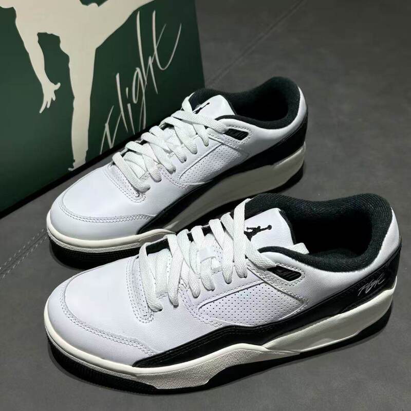 Nike Jordan Flight Court Non-Slip, Wear-Resistant, Low-Top Basketball Shoes Hf3255-112