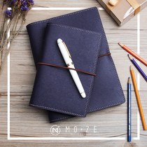MOZE Du Ruo loose-leaf notebook blank notebook a5 thickened work notebook Gift practical gift hand account