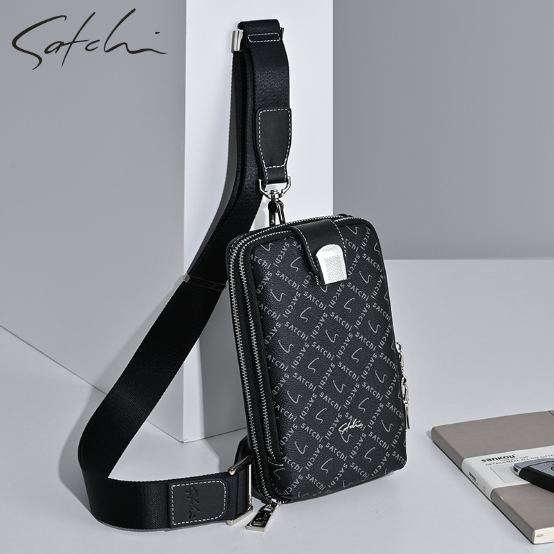 Sachi Men's Bag, Shoulder Bag, Crossbody Bag, Brand Business Phone Bag, 2026 New Model, Exquisite Mini Chest Bag for Men