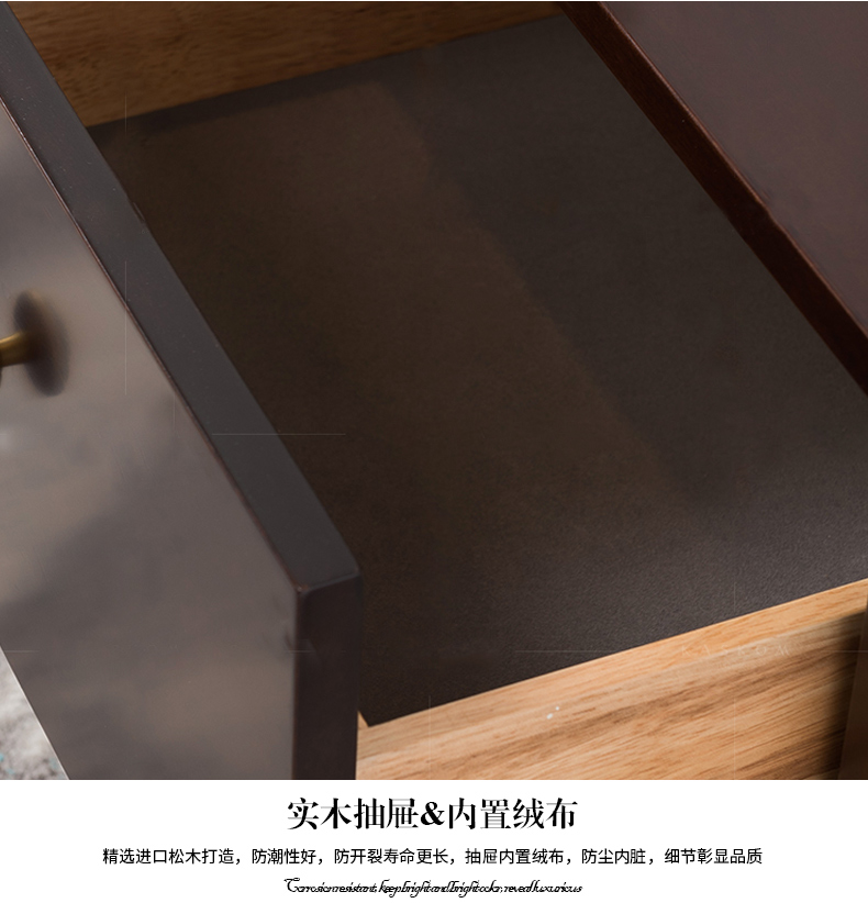 DKG New American Solid Wood Bàn cà phê Hậu hiện đại Đơn giản Nội thất phòng khách Nhà thiết kế Mô hình Phòng cá tính Bàn cà phê - Bàn trà mẫu bàn ghế phòng khách