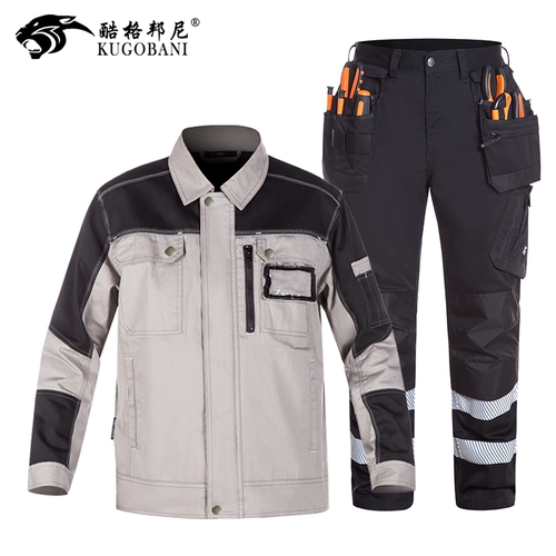 Хлопковый осенний антистатический износостойкий комбинезон, защита от ожогов, делается под заказ