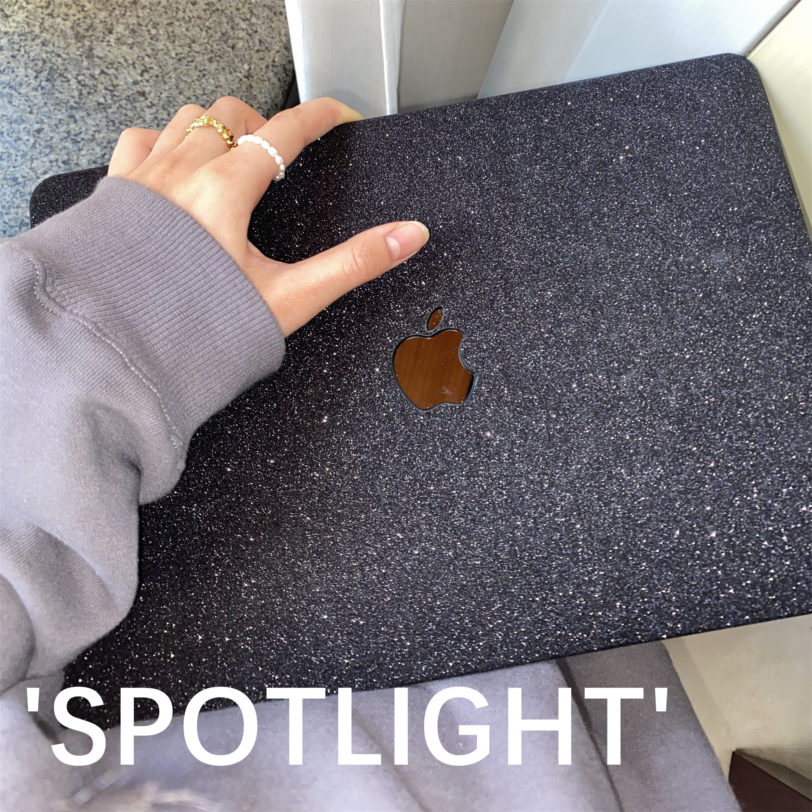 Macbook Apple notebook protection shell 2020 models Air computer pro16 black sparkling sleeve 13M114 16