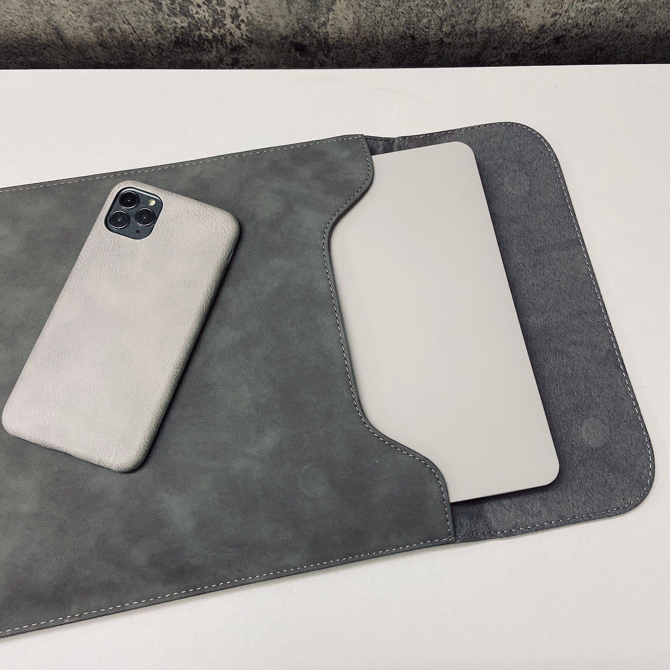 SHELL) MacBook16 inch Apple notebook suede m1 protective sheath pro suede liner bag air13 15