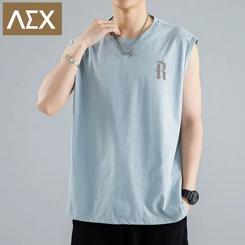 AEX Tide, летний жилет, тонкая футболка без рукавов для тренировок, оверсайз