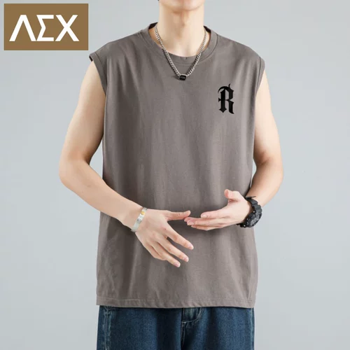AEX Tide, летний жилет, тонкая футболка без рукавов для тренировок, оверсайз