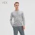 Áo khoác nam AEX Áo bóng chày nhẹ Áo len cardigan cardigan cardigan - Áo len Áo len