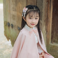 初立 Детское ханьфу, розовый милый аксессуар для волос с бантиком, китайский стиль