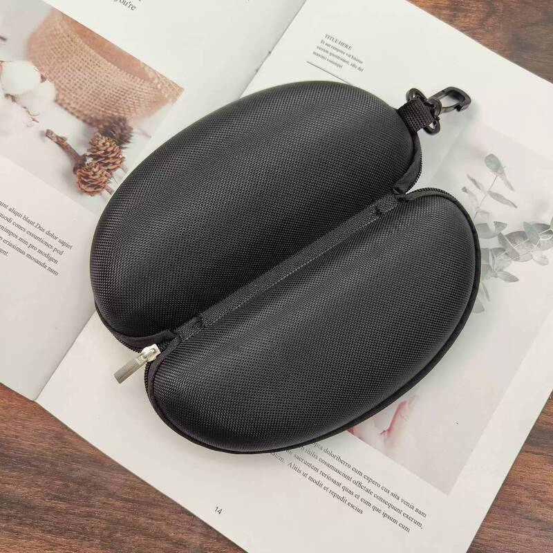 Eva Zipper Eyeglass Case, Sunglasses Case, Portable Hook Eyeglass Storage Box, Oxford Cloth
