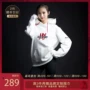 Monster Guardians Women Fitness Plus Velvet Áo len trắng trùm đầu áo nỉ hoodie