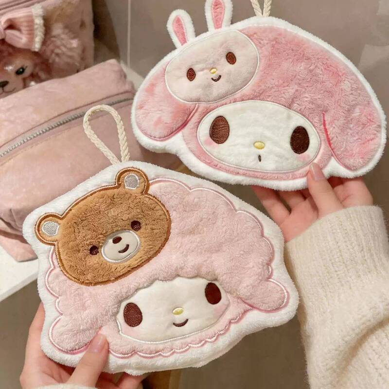 Cute Little Sheep Hand Towel, Bathroom Hand Towel, Hanging Towel, Double-Layer Thickened, Water-Absorbent, Quick-Drying Towel, Kitchen Hanging Handkerchief Cute Little Sheep Hand Towel, Bathroom Hand Towel, Hanging Towel, Double-Layer Thickened, Water-Absorbent, Quick-Drying Towel, Kitchen Hanging Handkerchief