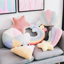 ins Nordic crib fencing softpack small children splicing bed stopper anti-collision one-piece décor décor décor