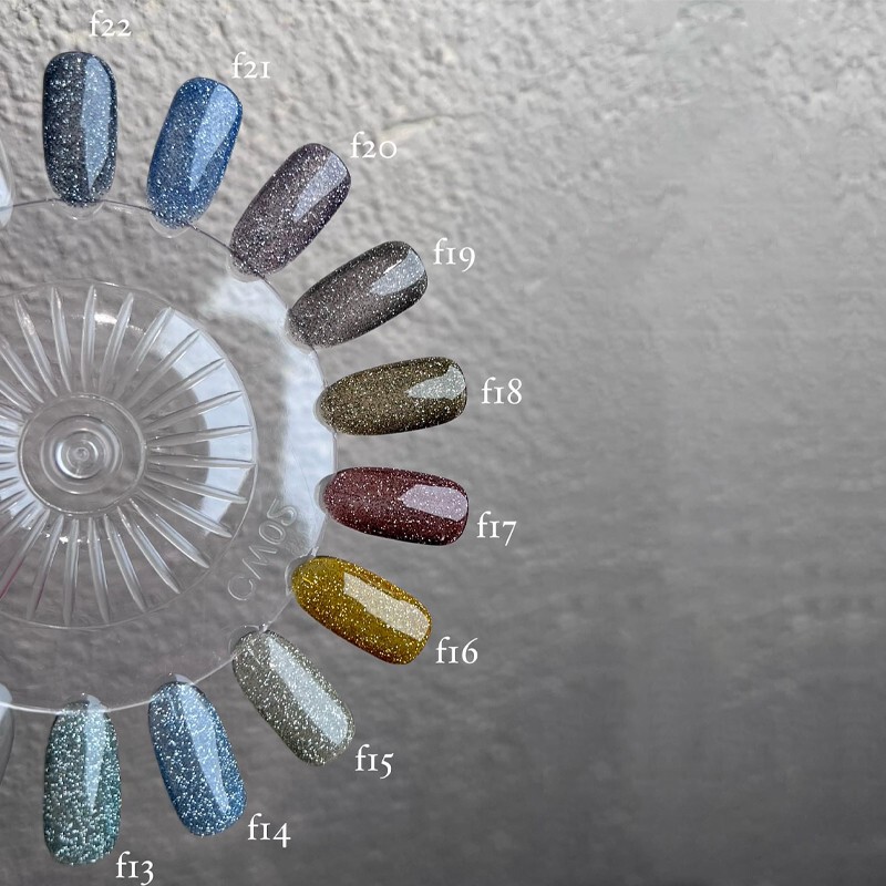 Japanese Crushed Diamond Gel Enoi, Celebrity Style, 10 Colors, Enoi Crushed Diamond Gel Nail Polish New Colors