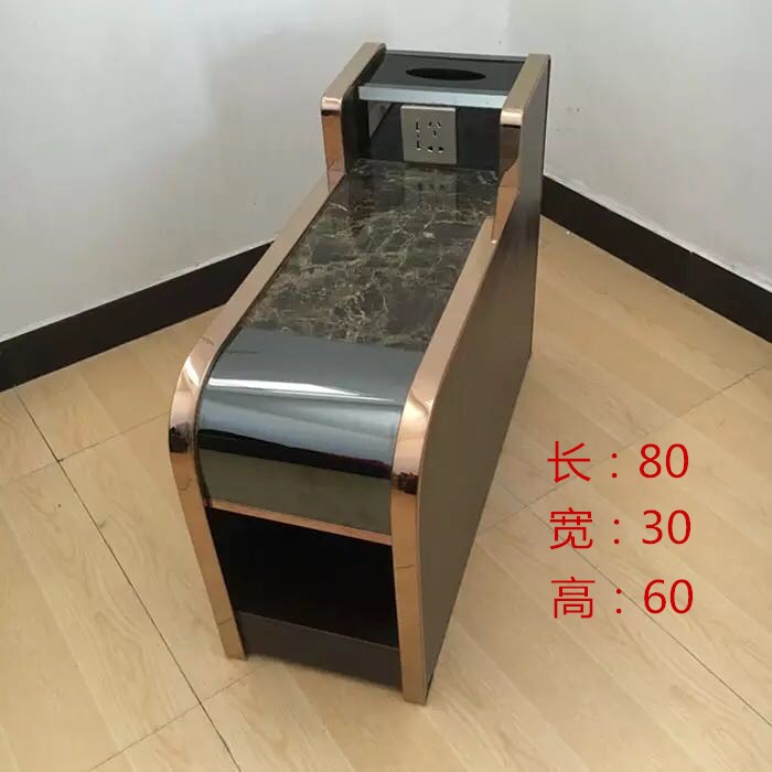 Foot Bath Sofa Tea Table Foot Therapy Shop Small Tea Table Cabinet Multifunction Single Brief modern wood Washing Foot Massage