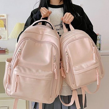 Makiji summer pearlescent pink schoolbag female high school college student