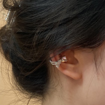 Lou Haha] 2021 new trendy high-quality ear clip butterfly zircon opening adjustable ear bone clip without ear piercing female