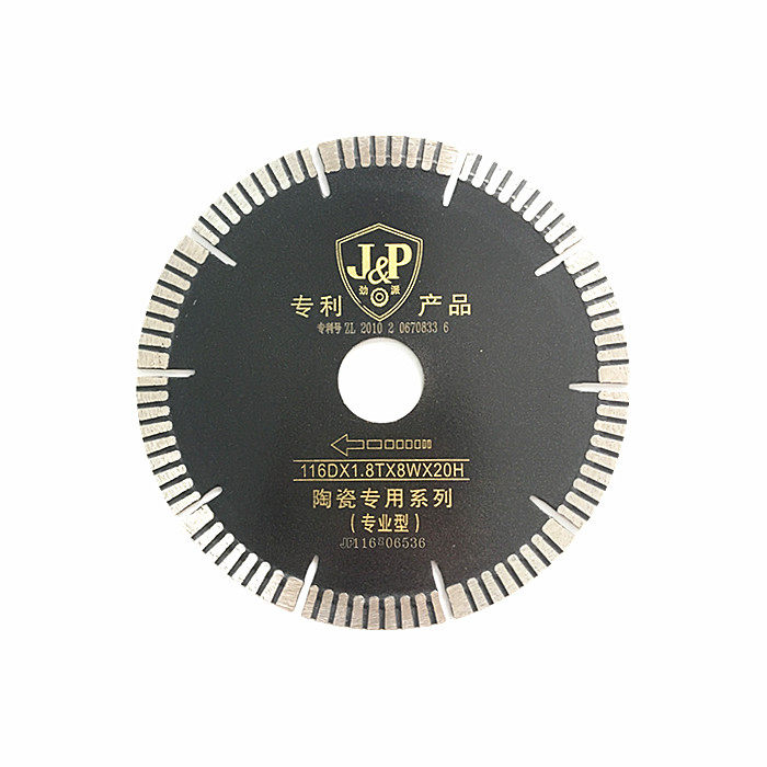 Vanderli dedicated Energetic Pie ceramic corrugated 116mm finishing saw blade Tile Cut sheet Push Machine 10 Pieces Fit