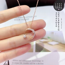 18K Gold Courting Wedding Diamond Necklace Diamond Ring Naked Diamond Ring Custom Platinum Diamond Pendant Woman