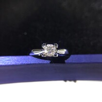 White 18K Gold Courting Wedding Diamond Ring Naked Diamond Jewellery Custom Platinum South Africa Real Diamond Ring Girl