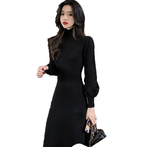 Демисезонное трикотажное платье, длинный свитер, длинная юбка, коллекция 2021, яркий броский стиль, длина макси