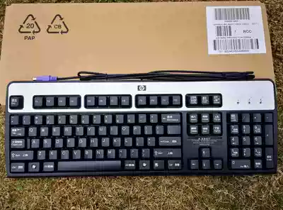 New original HP HP 0316 wired keyboard desktop computer keyboard ps2 interface round hole Universal Standard