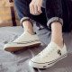 2024 Spring New Canvas Trendy Shoes Trendy Versatile Casual Sports Shoes Men's Low-top Cloth Shoes Black Men's Shoes