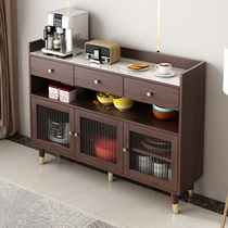 New Chinese ultra thin 30c dining side cabinet wine cabinet integrated by wall Home solid wood Kitchen Bowl cupboard lockers