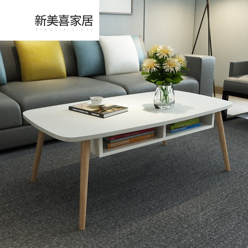 Home Tea Table Living Room Wooden Glass Single Apartment Simple about 60 small family type tea table cm White 100 tea machine