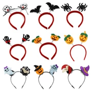 Halloween Head Buckle Trang trí Hiển thị Pumpkin Head Buckle Spider Ghost Headband Mũ nón Đạo cụ Trẻ em Phụ kiện tóc cho người lớn - Sản phẩm Đảng / Magic / Hiệu suất