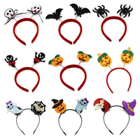 Halloween Head Buckle Trang trí Hiển thị Pumpkin Head Buckle Spider Ghost Headband Mũ nón Đạo cụ Trẻ em Phụ kiện tóc cho người lớn - Sản phẩm Đảng / Magic / Hiệu suất đồ hóa trang cho bé trai