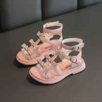 Girls Roman shoes 2021 summer new baby shoes childrens soft bottom little girl temperament foreign princess sandals