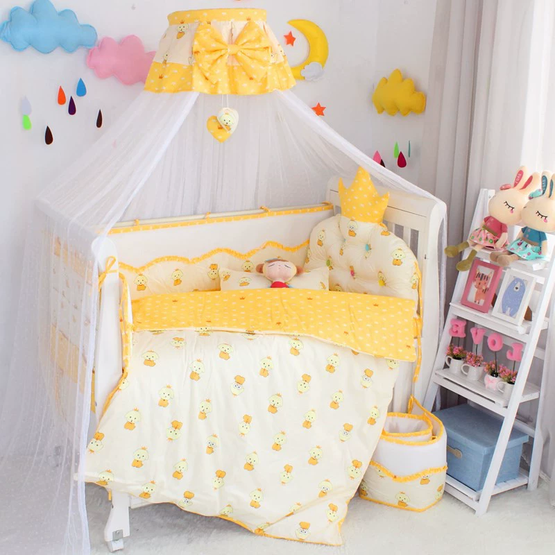 Nhật Bản mua giường cotton cho bé 456 chiếc giường cũi cotton quanh giường cũi cho bé - Túi ngủ / Mat / Gối / Ded stuff