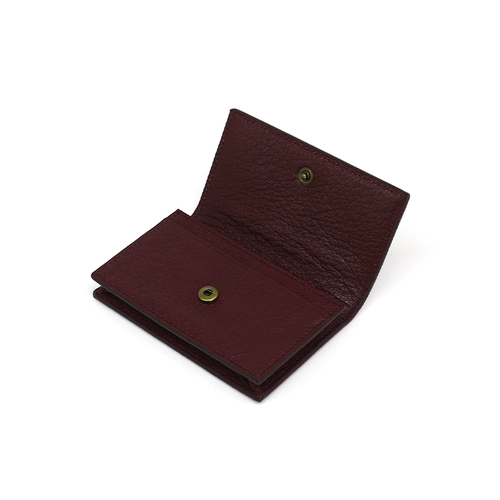 SEPTEMBER 27 DESIGNS Кожаная сумка через плечо для визитных карточек, картхолдер, воловья кожа, из натуральной кожи, крокодиловый принт